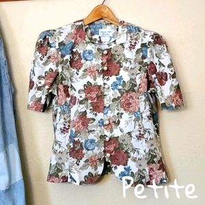 🎈Large Vintage 1980's 1990's Floral Shirt